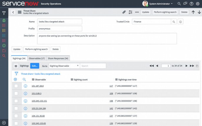 Security operations with ServiceNow Enterprise